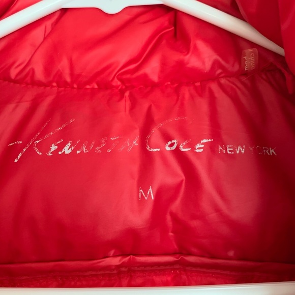 Red Kenneth Cole Lightweight Down Jacket - Picture 2 of 6